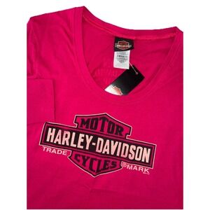 Harley-Davidson Long Sleeve Tee Women's L Zion Washington Utah Made In USA‎ NEW